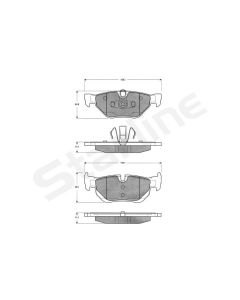 STARLINE BDS465 - Kit pastiglie freno, Freno a disco