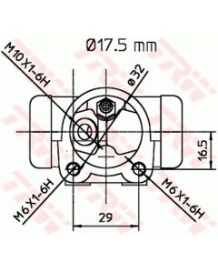 TRW BWC247 - Cilindretto freno