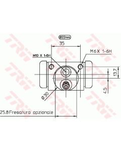 TRW BWH402 - Cilindretto freno