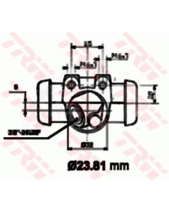 TRW BWK116 - Cilindretto freno