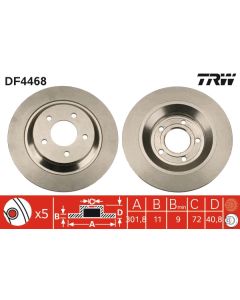 TRW DF4468 - Discofreno