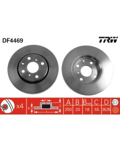 TRW DF4469 - Discofreno