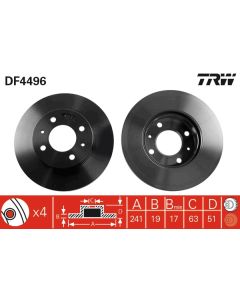 TRW DF4496 - Discofreno