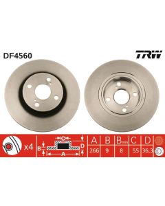 TRW DF4560 - Discofreno