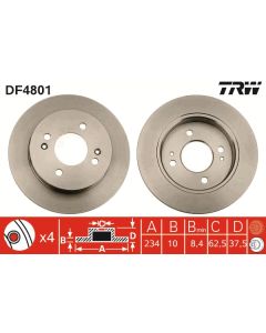 TRW DF4801 - Discofreno