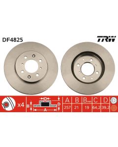 TRW DF4825 - Discofreno