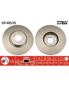 TRW DF4853S - Discofreno