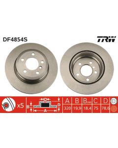 TRW DF4854S - Discofreno