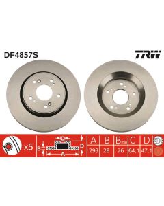TRW DF4857S - Discofreno