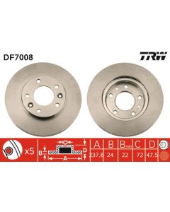 TRW DF7008 - Discofreno