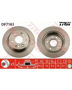 TRW DF7163 - Discofreno