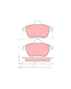 TRW GDB1085 - Kit pastiglie freno, Freno a disco