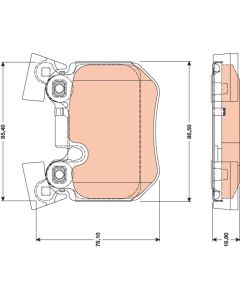 TRW GDB1795 - Kit pastiglie freno, Freno a disco