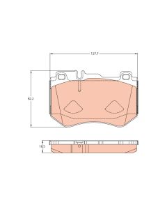 TRW GDB2078 - Kit pastiglie freno, Freno a disco