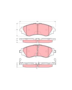 TRW GDB3216 - Kit pastiglie freno, Freno a disco