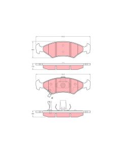 TRW GDB3224 - Kit pastiglie freno, Freno a disco