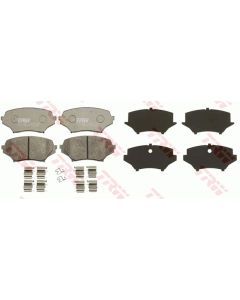 TRW GDB3401 - Kit pastiglie freno, Freno a disco