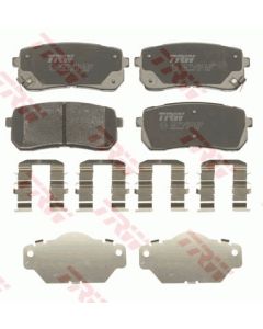 TRW GDB3449 - Kit pastiglie freno, Freno a disco