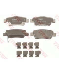 TRW GDB3576 - Kit pastiglie freno, Freno a disco