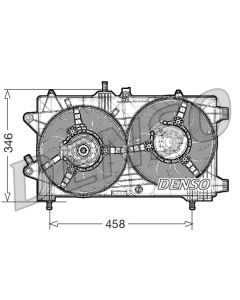 DENSO DER09044 - Ventola, Raffreddamento motore