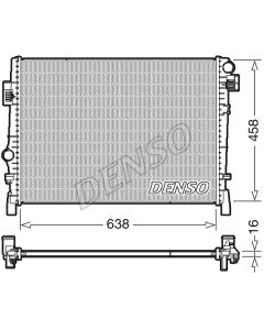 DENSO DRM09054 - Radiatore, Raffreddamento motore
