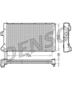 DENSO DRM09099 - Radiatore, Raffreddamento motore