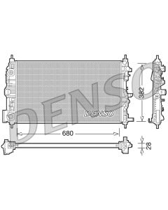 DENSO DRM15006 - Radiatore, Raffreddamento motore