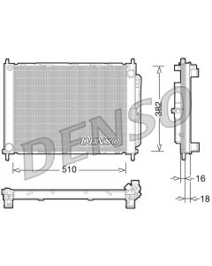 DENSO DRM23101 - Gruppo raffreddamento