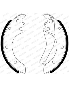 FERODO FSB4078 - Kit ganasce, Freno stazionamento