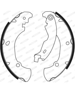 FERODO FSB555 - Kit ganasce freno