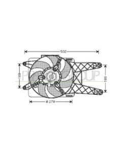PRASCO FT020F001 - Ventola, Raffreddamento motore