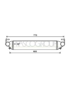 PRASCO FT060N001 - Intercooler