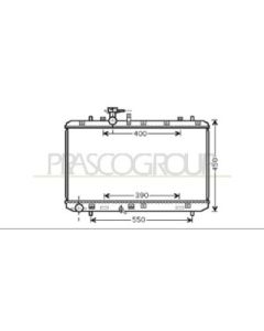 PRASCO FT360R001 - Radiatore, Raffreddamento motore