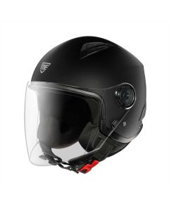 IRIE - Milano, casco jet - Nero Opaco - XL