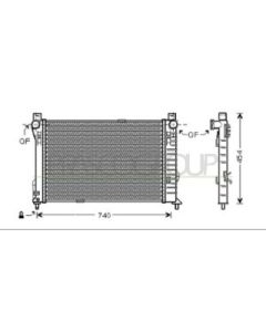 PRASCO ME027R003 - Radiatore, Raffreddamento motore