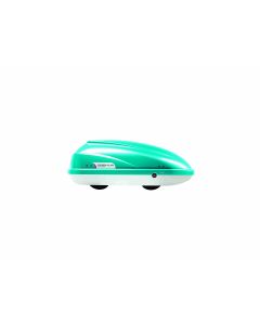 Modula - Box da Tetto Travel Sport 370 - Blu e Bianco Dim.1390x708x479 2 Apert.