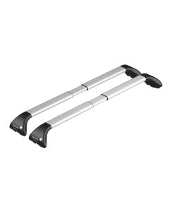 NORDRIVE - Snap Alu, coppia barre portatutto telescopiche in alluminio - S - 80÷111 cm