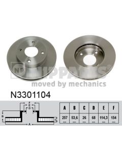NIPPARTS N3301104 - Discofreno