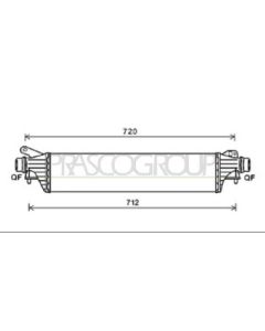 PRASCO OP036N001 - Intercooler