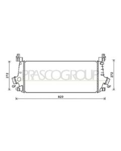 PRASCO OP060N002 - Intercooler