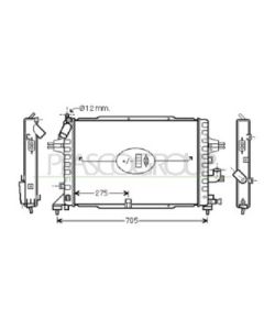 PRASCO OP410R003 - Radiatore, Raffreddamento motore