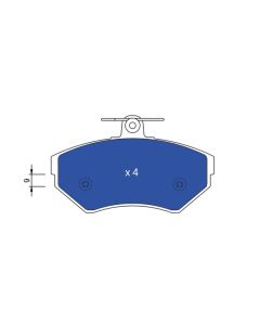 GNC P0933 - PASTIGLIE VW POLO 1.6 97&gt;