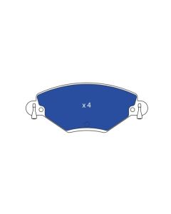 GNC P1082 - PASTIGLIE CITROEN C5 2.0 HDI 00&gt; ANTERIORI