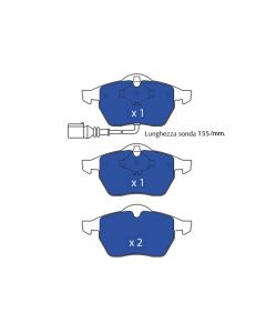 GNC P1152 - PASTIGLIE VW GOLF IV 1.8 20V C/Sp
