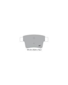 GNC P1351 - PASTIGLIE Ford MONDEO 01&gt; Posteriore