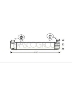 PRASCO RN424N001 - Intercooler