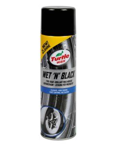 TURTLE WAX - Wet 'n' Black, schiuma lucida pneumatici - 500 ml