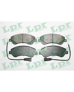 LPR 05P1259 - Kit pastiglie freno, Freno a disco