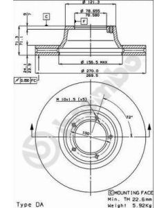 BREMBO 09294310 - Discofreno