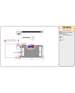 AHE 109009A - Radiatore, Raffreddamento motore